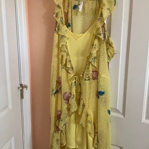 Exhilaration dress yellow